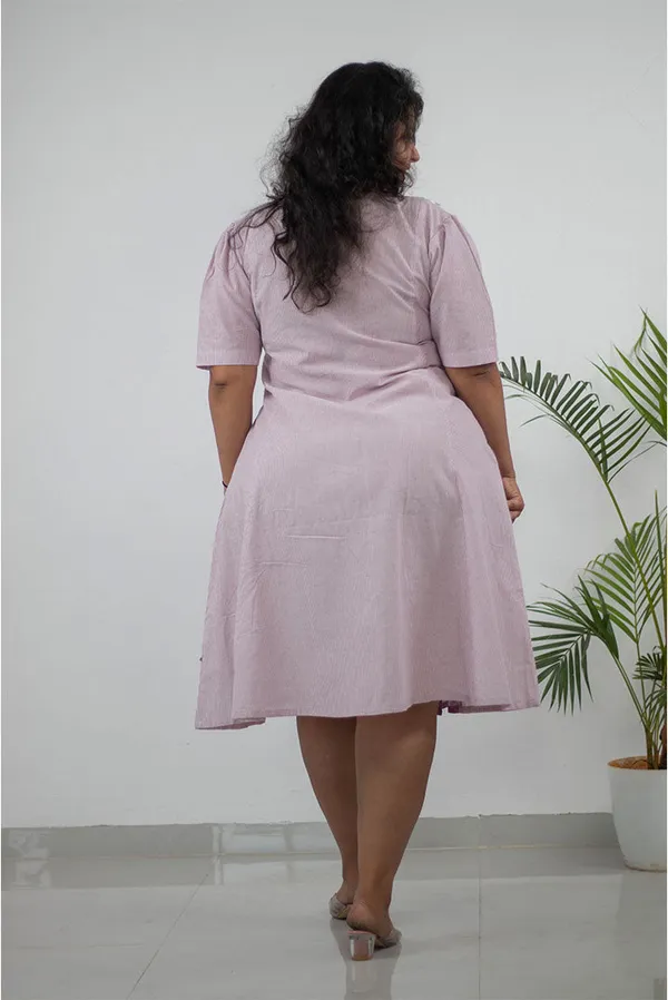 Pink_Pure_Cotton_Lace_Yoke_Wrap_Dress_For_Women