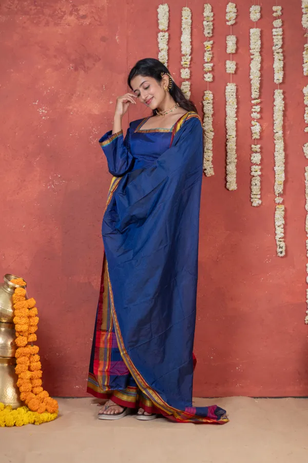 Blue_Irkal_Cotton_Sharara_Style_Kurta_Pant_Dupatta_Set_For_Women
