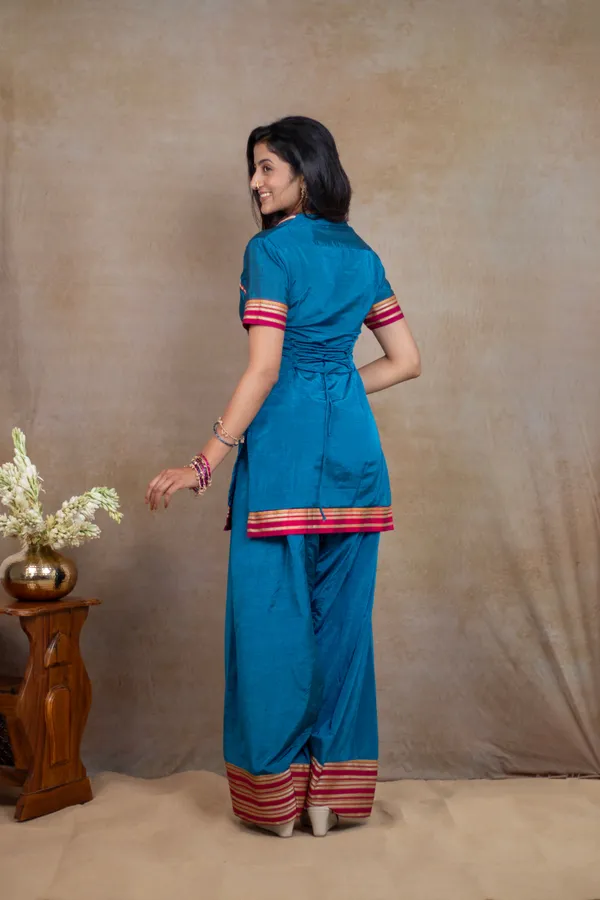 Blue_Irkal_Cotton_Parsi_Pant_Kurta_Set_For_Women
