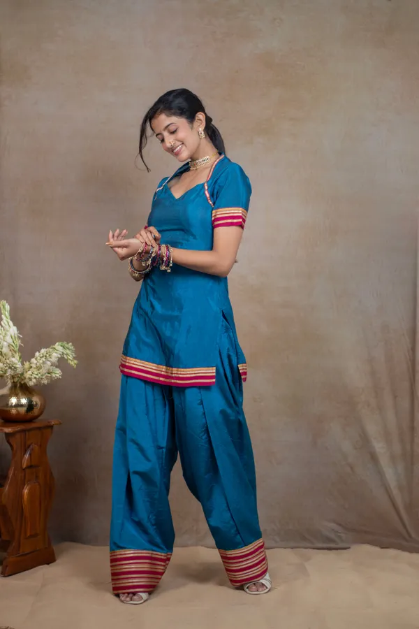 Blue_Irkal_Cotton_Parsi_Pant_Kurta_Set_For_Women