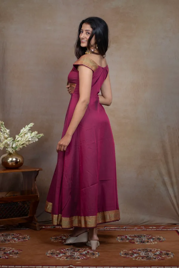 Pink_Irkal_Cotton_Flared_Dress_For_Women