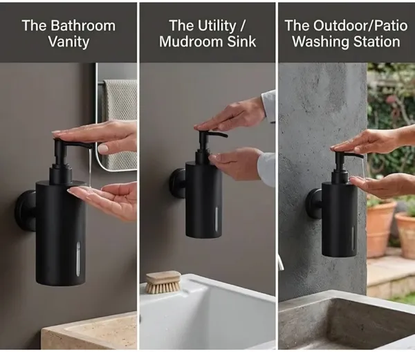 Black_Wall_Mounted_Stainless_Steel_Liquid_Soap_Dispenser