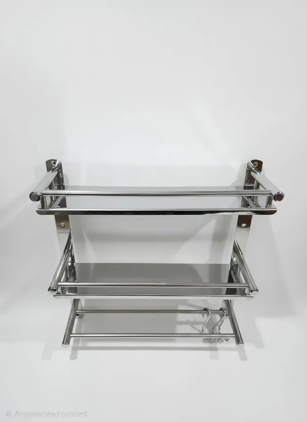 Stainless_Steel_3_Layer_Shelf_With_Rod_And_Moving_Hooks