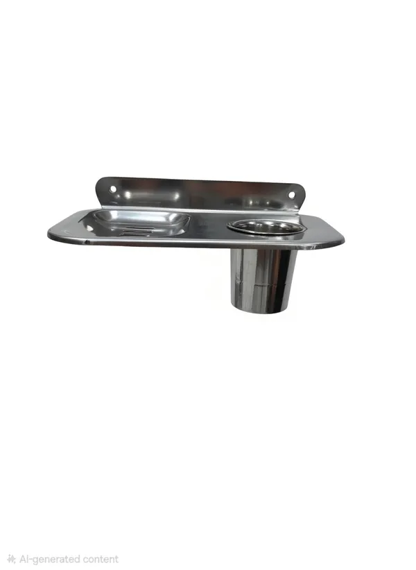 Stainless_Steel_Glass_Soap_Dish_Toothbrush_Holder_Tumbler_Pack_Of_2
