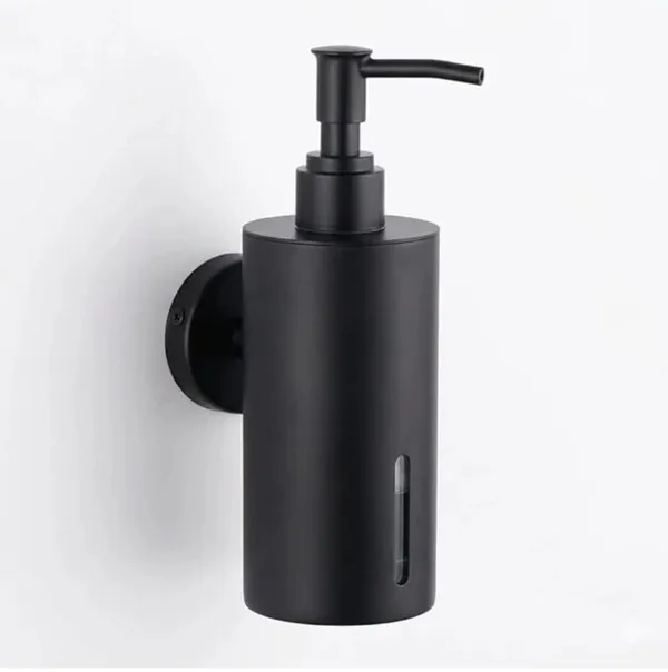 Black_Wall_Mounted_Stainless_Steel_Liquid_Soap_Dispenser