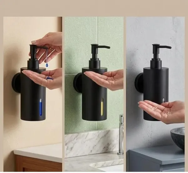 Black_Wall_Mounted_Stainless_Steel_Liquid_Soap_Dispenser
