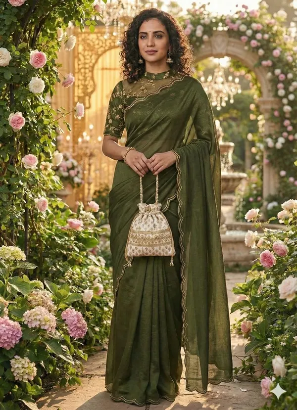 Mehendi_Star_Georgette_Saree_For_Women