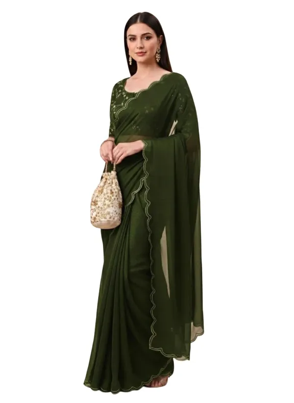 Mehendi_Star_Georgette_Saree_For_Women
