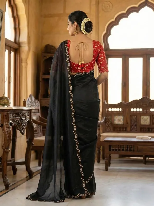 Black_Star_Georgette_Saree_For_Women