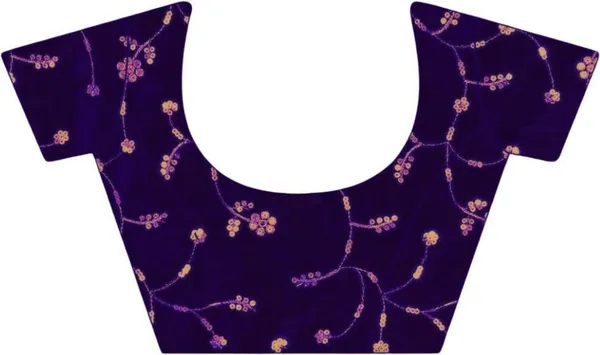 Purple_Star_Georgette_Saree_For_Women
