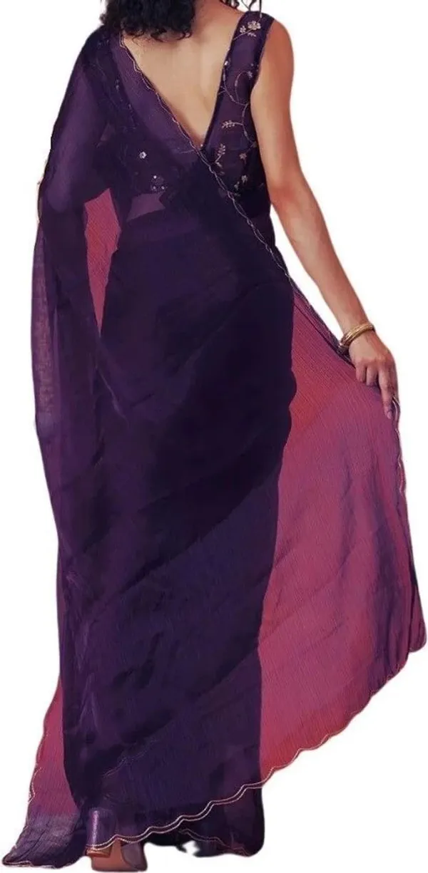 Purple_Star_Georgette_Saree_For_Women
