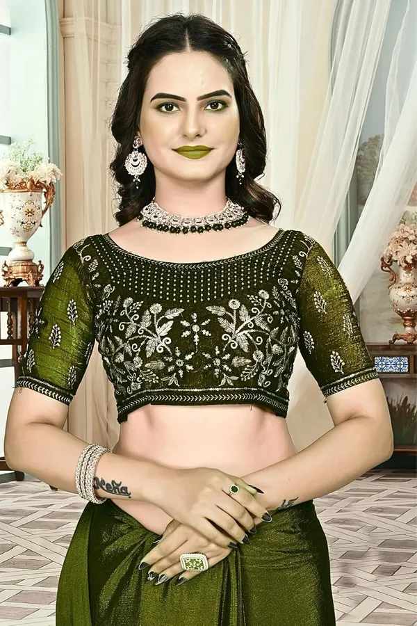 Mehendi_Star_Georgette_Saree_For_Women