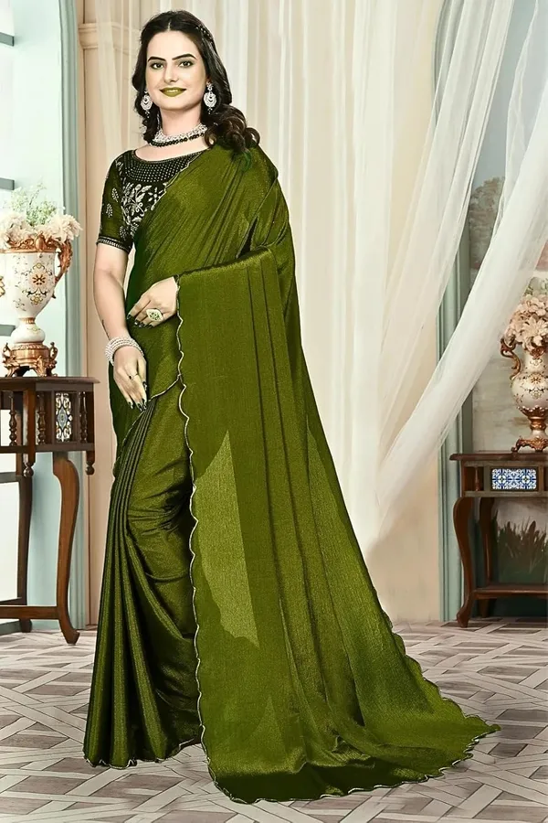 Mehendi_Star_Georgette_Saree_For_Women