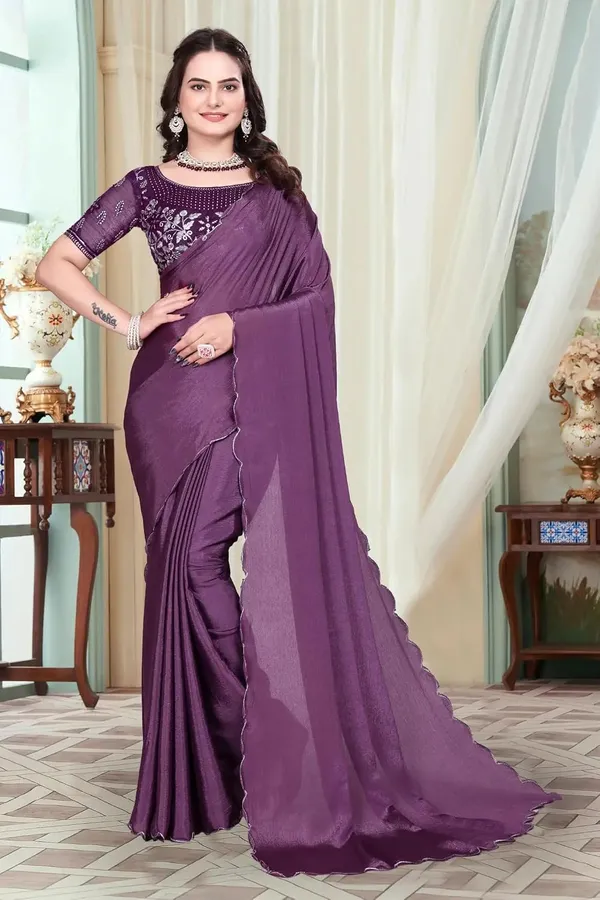 Purple_Star_Georgette_Saree_For_Women