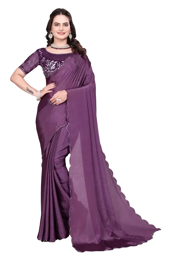 Purple_Star_Georgette_Saree_For_Women