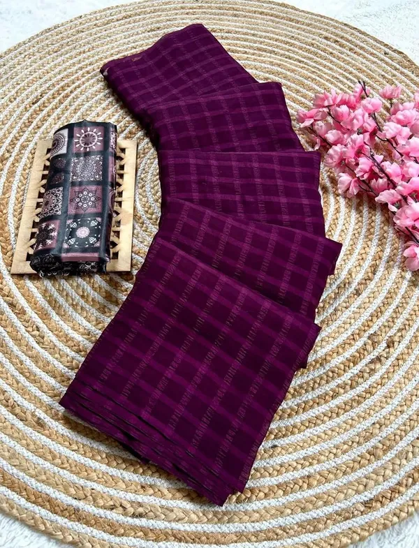 Purple_Star_Georgette_Saree_For_Women