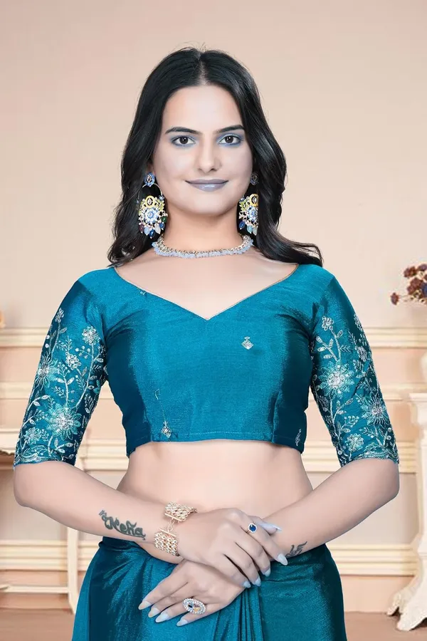 Blue_Star_Georgette_Saree_For_Women