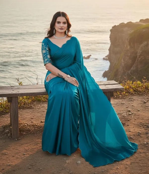 Blue_Star_Georgette_Saree_For_Women