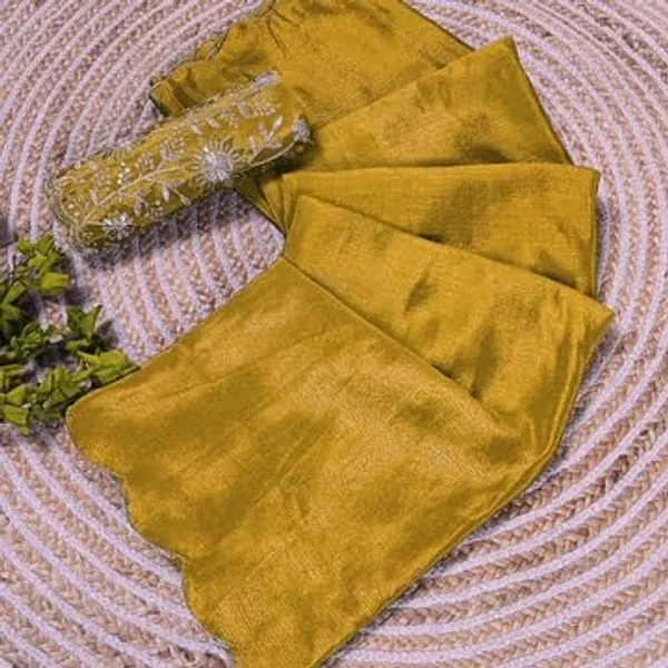 Yellow_Star_Georgette_Saree_For_Women