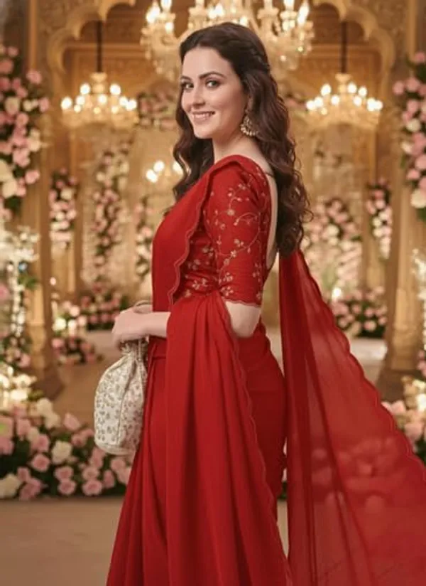 Red_Star_Georgette_Embroidered_Saree_For_Women