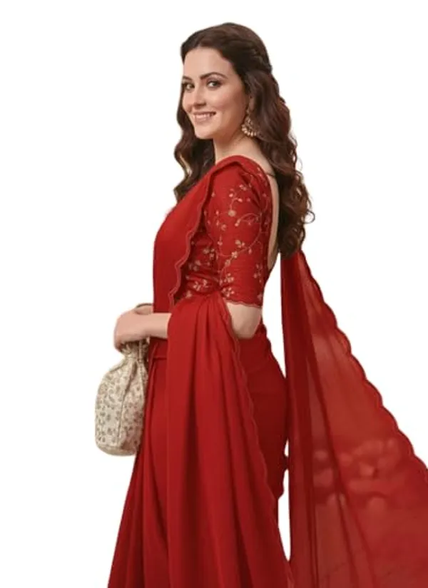 Red_Star_Georgette_Embroidered_Saree_For_Women