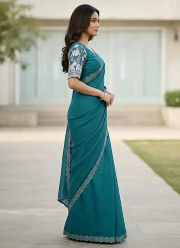 Blue_Star_Georgette_Embroidered_Saree_For_Women