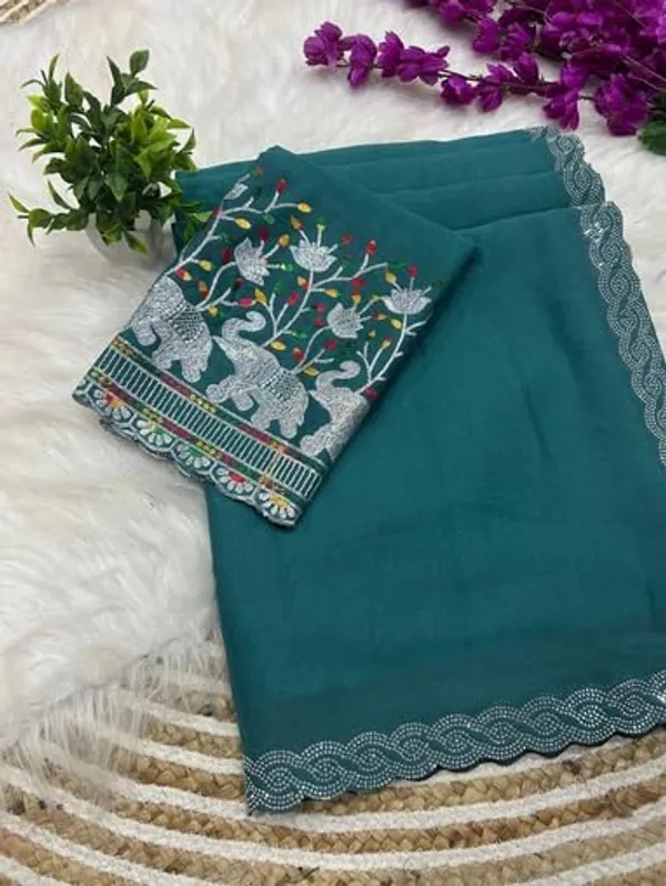 Blue_Star_Georgette_Embroidered_Saree_For_Women