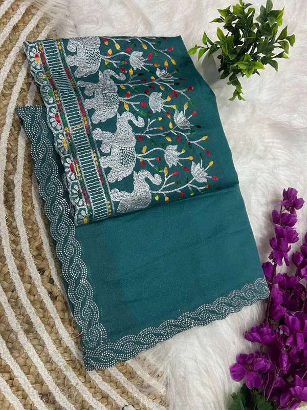 Blue_Star_Georgette_Embroidered_Saree_For_Women
