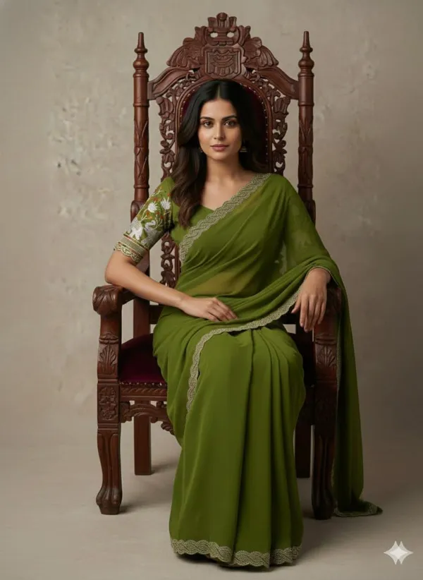 Green_Star_Georgette_Embroidered_Saree_For_Women