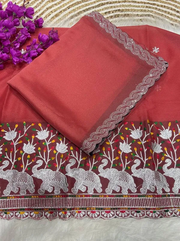 Red_Star_Georgette_Embroidered_Saree_For_Women