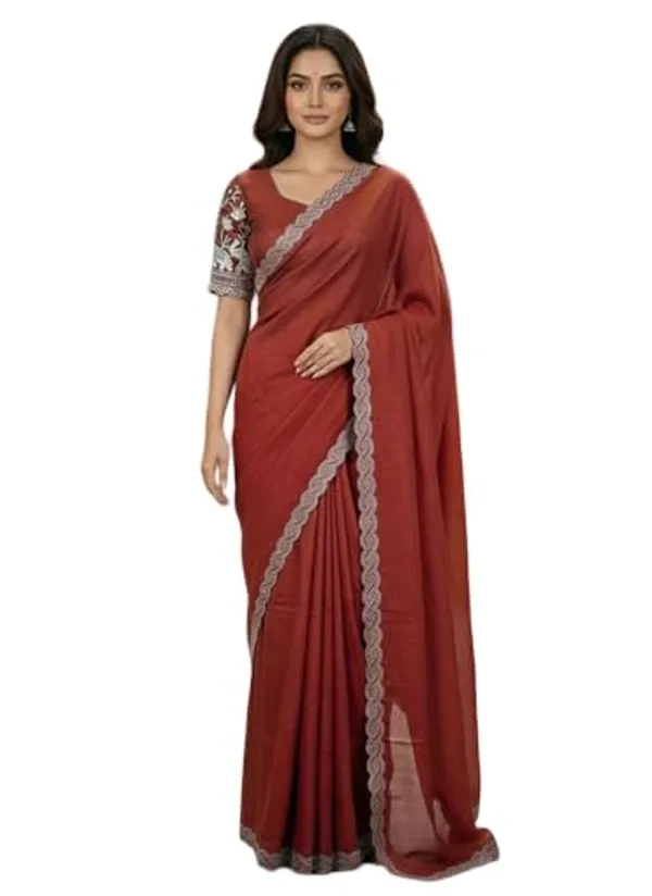 Red_Star_Georgette_Embroidered_Saree_For_Women
