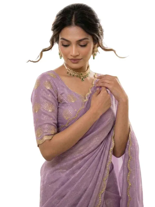 Purple_Star_Georgette_Saree_For_Women
