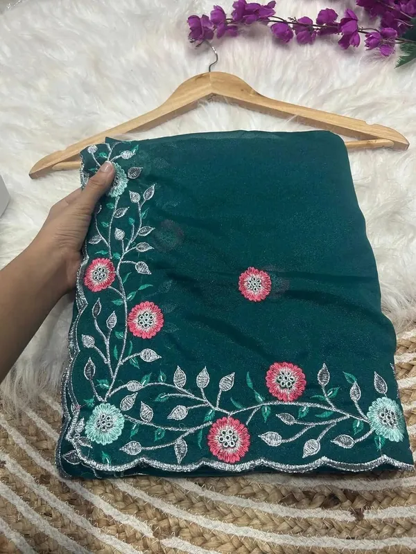 Blue_Star_Georgette_Embroidered_Saree_For_Women