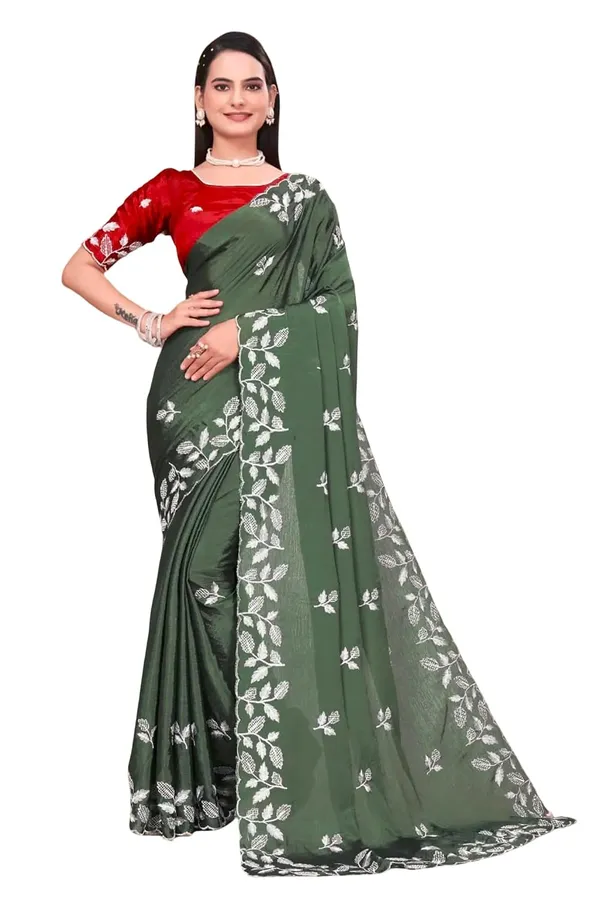 Mehndi_Star_Georgette_Saree_For_Women