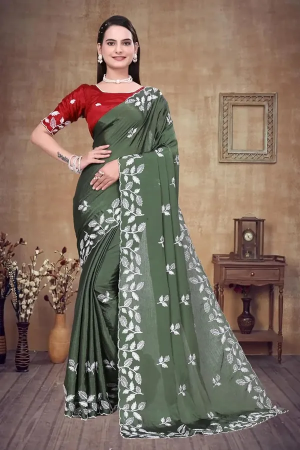 Mehndi_Star_Georgette_Saree_For_Women