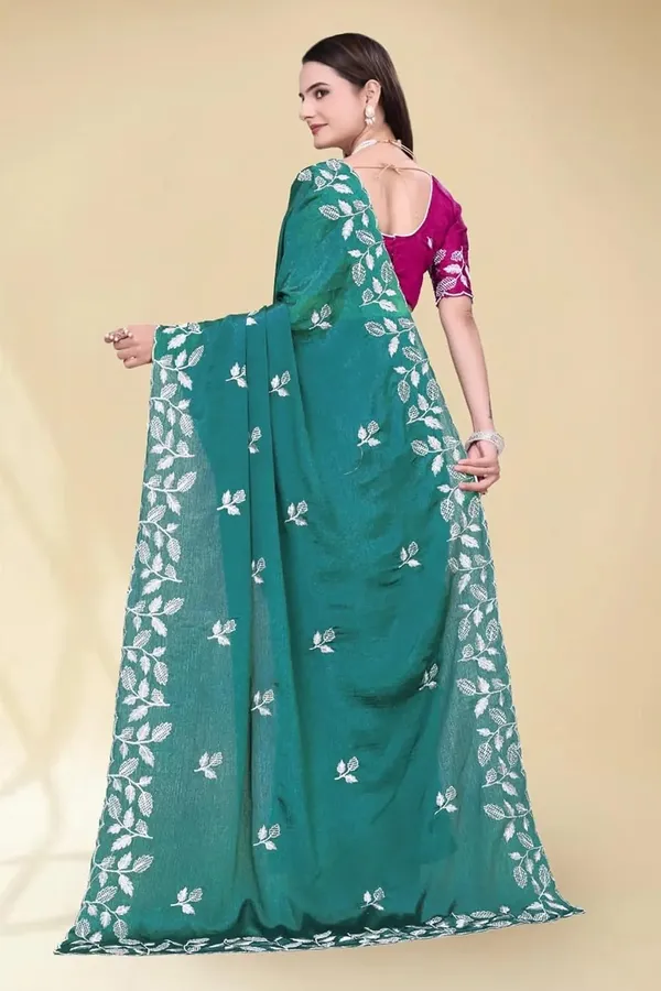 Blue_Star_Georgette_Saree_For_Women