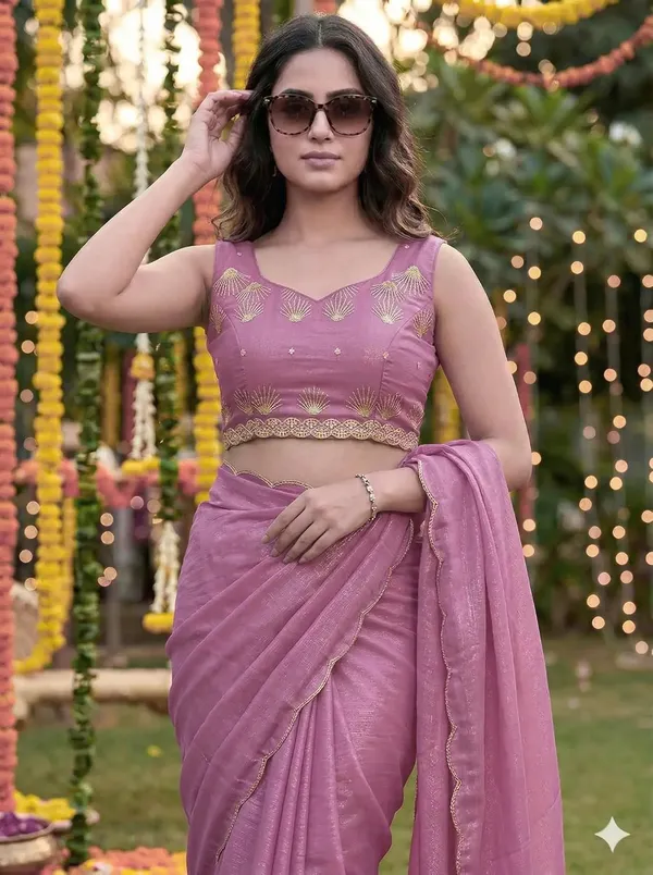 Purple_Star_Georgette_Embroidered_Saree_For_Women