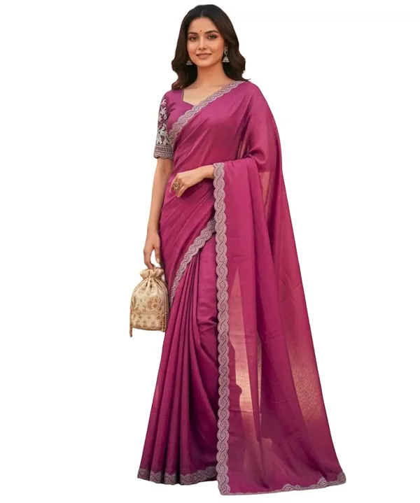 Pink_Star_Georgette_Saree_For_Women