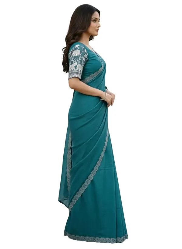 Blue_Star_Georgette_Saree_For_Women