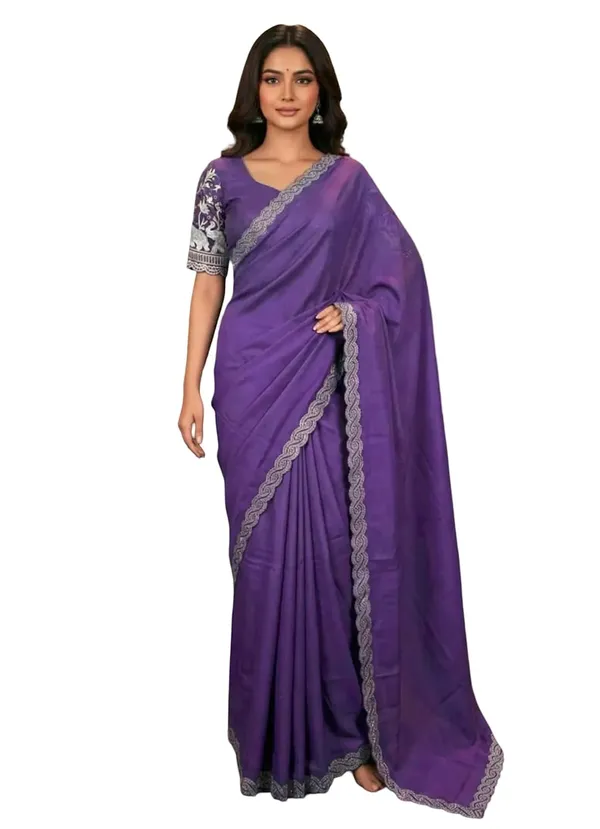 Purple_Star_Georgette_Saree_For_Women