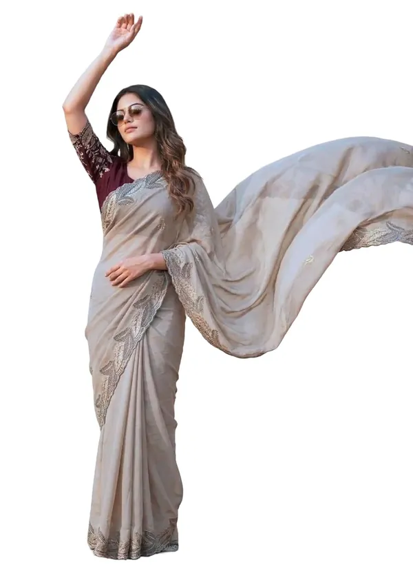 Chiku_Star_Georgette_Temple_Border_Saree_For_Women