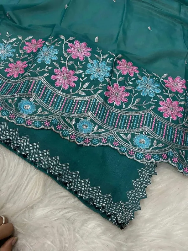 Blue_Star_Georgette_Embroidered_Saree_For_Women