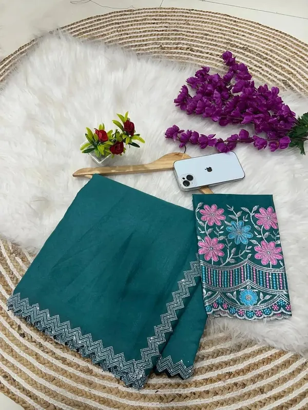 Blue_Star_Georgette_Embroidered_Saree_For_Women
