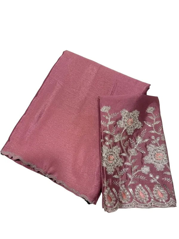 Pink_Star_Georgette_Embellished_Border_Saree_For_Women