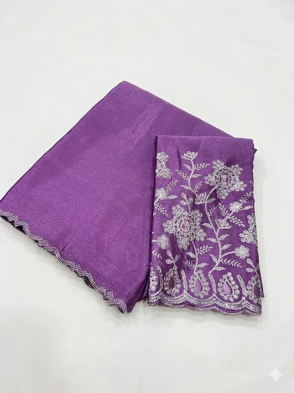 Purple_Star_Georgette_Embellished_Border_Saree_For_Women