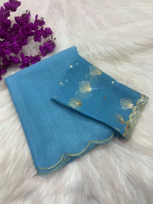 Blue_Star_Georgette_Embroidered_Saree_For_Women
