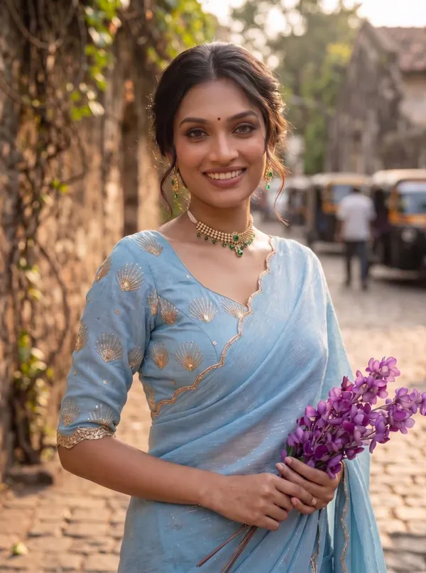 Blue_Star_Georgette_Embroidered_Saree_For_Women