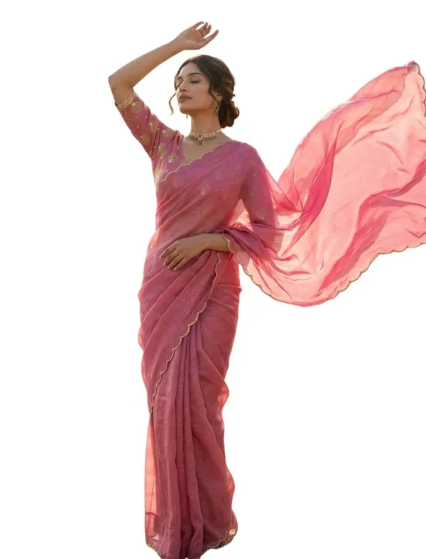 Pink_Star_Georgette_Embroidered_Saree_For_Women