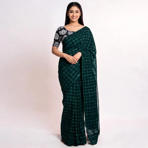 Blue_Star_Georgette_Saree_For_Women