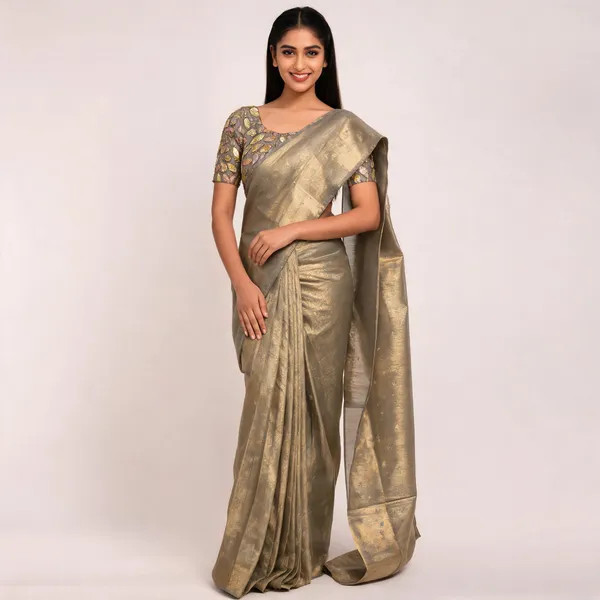 Grey_Star_Georgette_Embroidered_Saree_For_Women